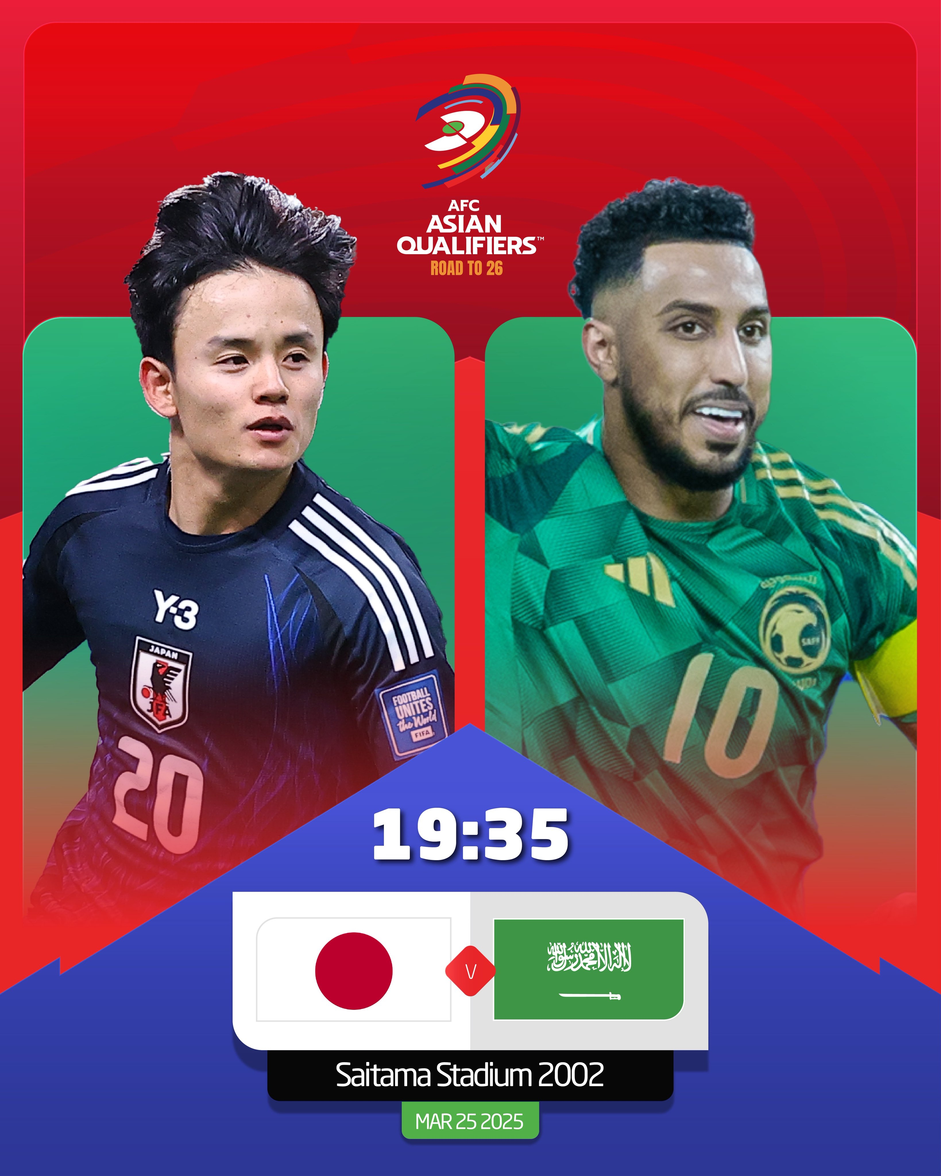 日本vs沙特首發(fā)：久保建英、前田大然、遠(yuǎn)藤航出戰(zhàn)，多薩里先發(fā)